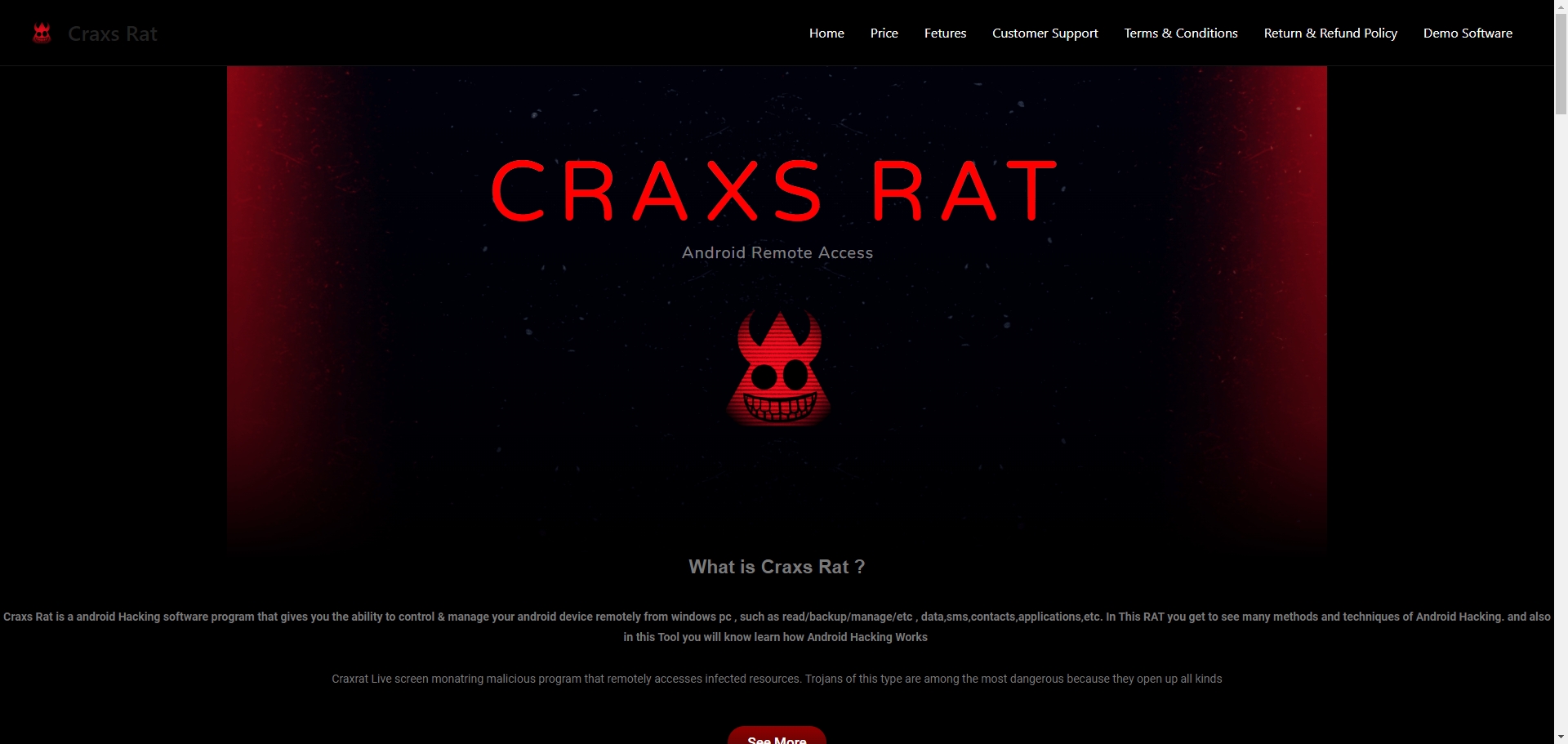 Craxs Rat安卓手机远程控制软件Craxs Rat破解版下载最新远控软件附带视频教程授权